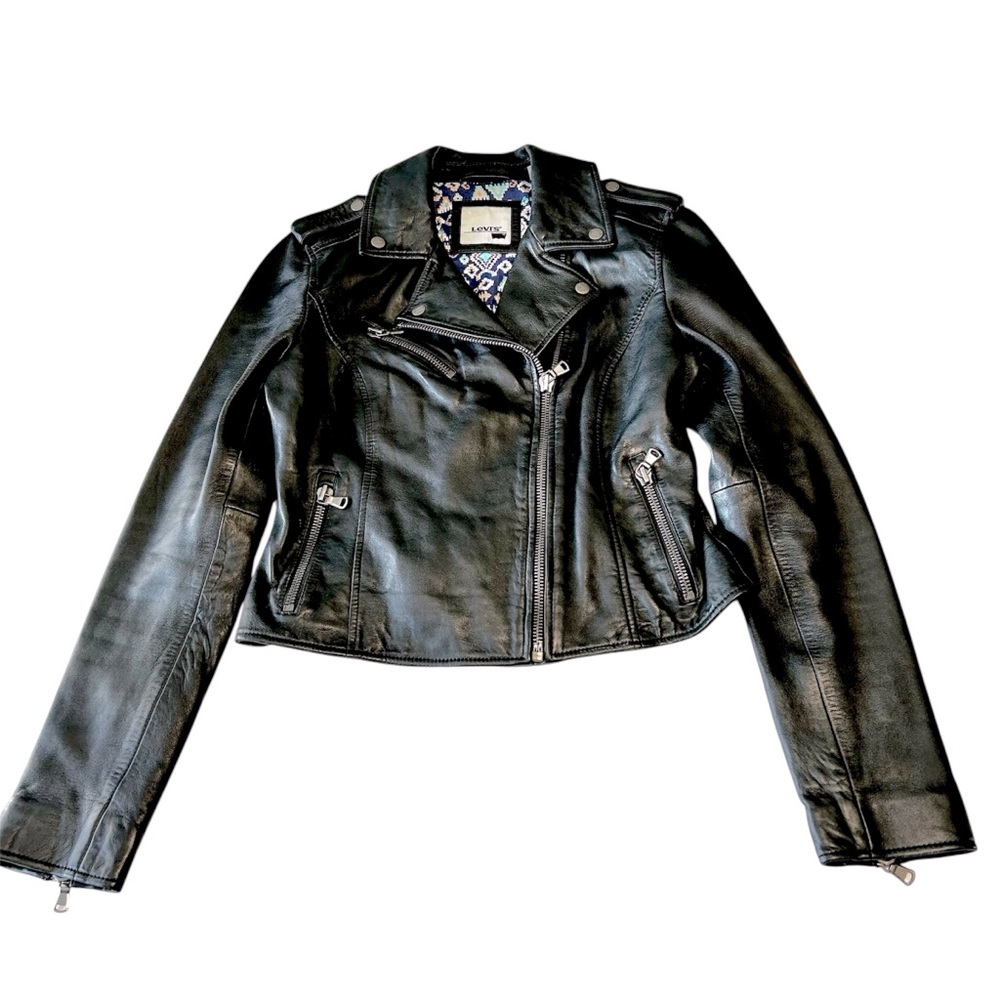 Levi's Black Leather Jacket